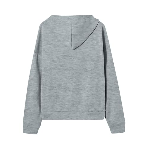 Elneeya Women's Zip Up Hoodie Y2K Office Travel Oversized Sweatshirts - image 5