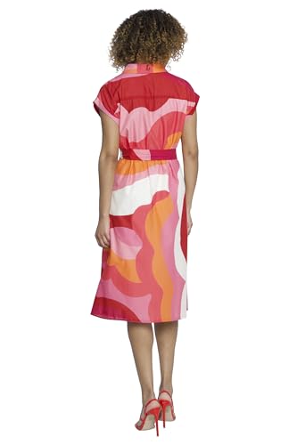 Image of Maggy London Women's Versatile Short Sleeve Collared A-line Dress for Women | Wedding Guest Dresses for Women