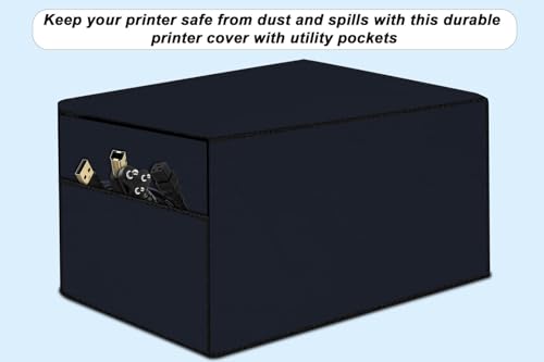 Image of Stylista Waterprood and Dustproof Printer Cover Suitable for Brother Auto Duplex Laser DCP-L2680DW, Heavy-Duty blue Thick Polyester