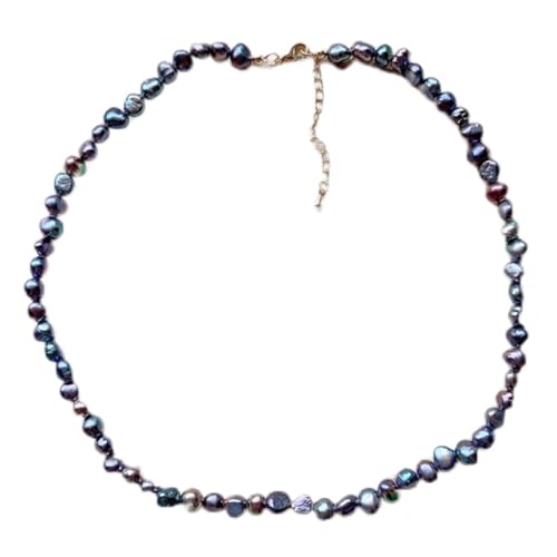 Collier de perles d'eau douce naturelles, le cadeau baroque idéal pour elle