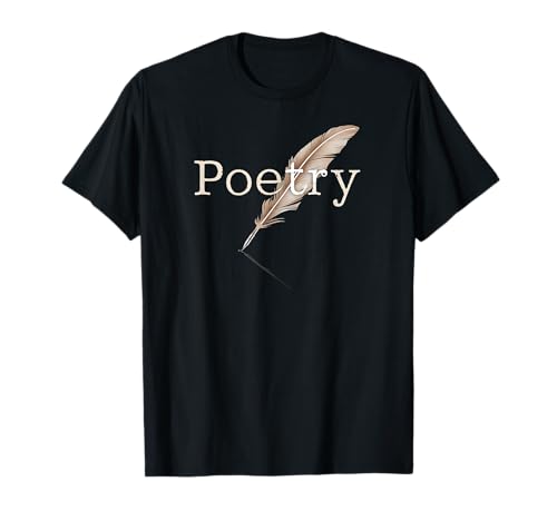Camiseta de regalo para escritor de plumas para amantes de la poesía Camiseta