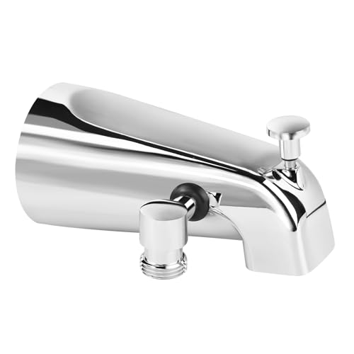 Watflow Brass Diverter Tub Spout, IPS Female, Chrome