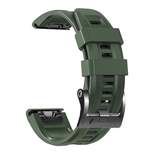 Evitez les irritations avec ce bracelet silicone Quickfit 22 26 mm pour Garmin Fenix