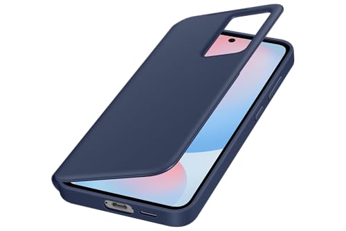 Samsung Smart View Wallet Case EF-ZS721 für Galaxy S24 FE, Smartphone-Cover, Handy-Hülle, Kartenfach, Sichtfenster, Blue – Ansicht 4