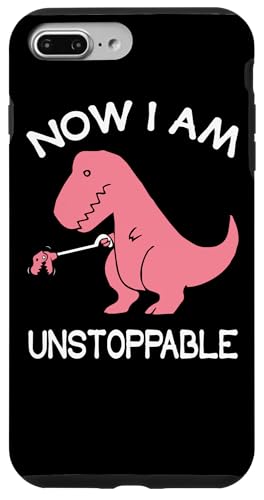 Now I'm Unstoppable - Funny T-Rex Dinosaur �X�}�z�P�[�X iPhone 7 Plus/8 Plus �p