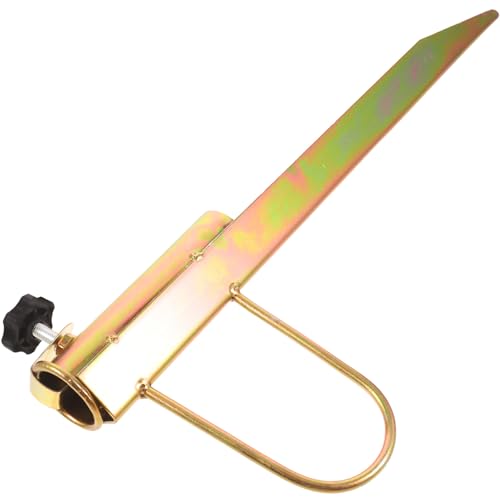 TOYANDONA Beach Umbrella Anchor with Long Spike and Comfortable Handle Heavy-duty Metal Sand Stand for Stable Support Right Angle Ground Spike for Beach Garden and Camping Use