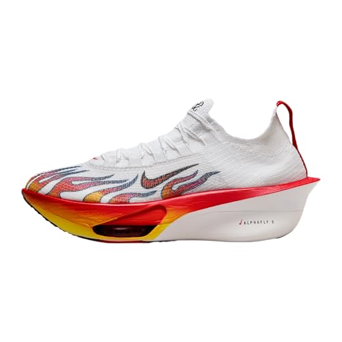 Nike Alphafly 3 Premium Men's Road Racing Shoes (HQ3501-100, White/Black/University Red/Habanero Red)