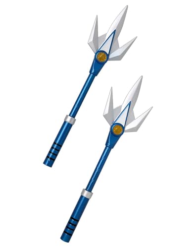 Spirit Halloween Mighty Morphin Power Rangers Power Lance Officially Licensed Blue Ranger Toy Weapon Unisex Adult One Size Fits Most Standard Multicolor