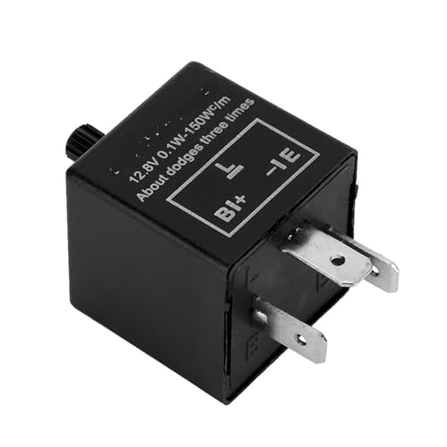 Relé intermitente LED de 12V y 3 pines para corregir hiperparpadeo en luces de moto
