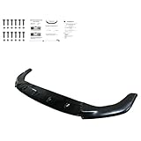 100% Passgenauigkeit Oneway Frontspoiler kompatibel mit Volkswagen Golf VIII HB/Variant GTI/GTE/R Line 2020- - Version 2 - Schwarz glänzend