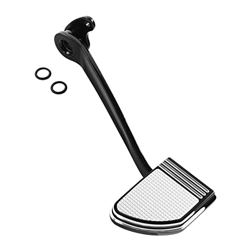 Wowtk Brake Lever + Brake Pedal Pad For Harley Softail Equipped W/Forward Controls Fat Bob 114 Fxfbs/Fxfb,Fxdr 114 Fxdrs,Low Rider St Fxlrst,Softail Standard,Sport Glide,Street Bob,Black #TOP3