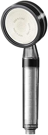 EZWELL Visible Filtered Shower Head Black Edition with High Pressure Rain-NSF Certificated-Korea| Filtration System, Removes Micro Substances | - Good for Dry skin & Hair, RV, Bathroom - Easy Install