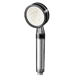 EZWELL Visible Filtered Shower Head Black Edition with High Pressure Rain-NSF Certificated-Korea| Fi