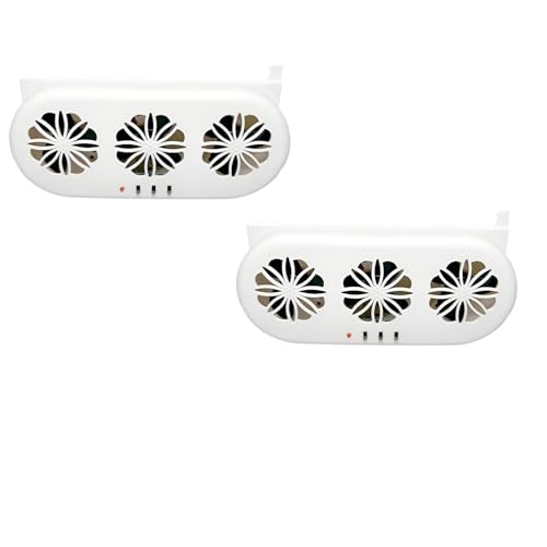 [starrycoo]車 換気扇 車用換気扇 5000rpm高速 ソーラー/USB充電式 低騒音 熱気排出&空気循環 消臭・空気清浄機能 車中泊/日常兼用 窓枠取付可能 オールシーズン対応 キャンピングカー/SUV対応