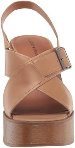 Lucky Brand Women's Delaynee Platform Wedge Sandal, Cortado, 7 | Image 1
