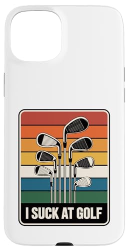 I Suck At Golf Loser Dad ȃW[N St X}zP[X iPhone 15 Plus p