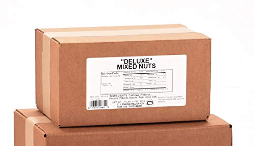 Mixed Nuts - Deluxe Blend - 10# Bulk Case - Roasted/Salted #TOP1