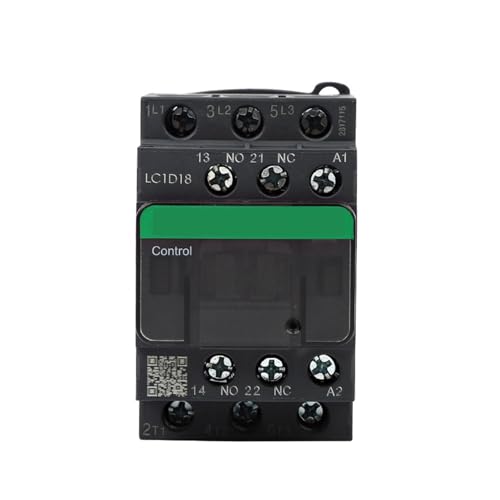 Contacteur triphasé LC1D38 commande stable en 380V AC