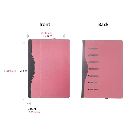Funda para Laptop Lenovo ThinkBook 16 Gen 8 16'' Cuero PU Rosa miniatura 4