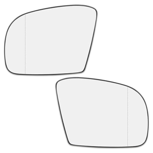 Verre miroir chauffé pour Mercedes GL320 rétroviseur avec plaque support