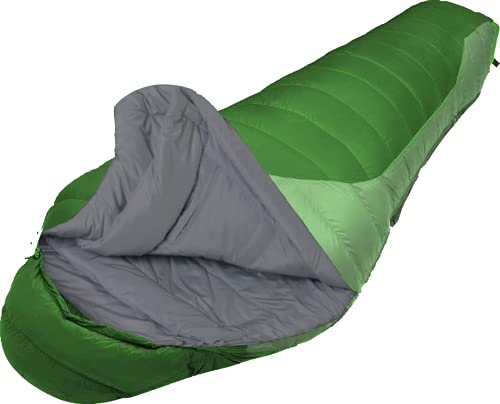 Norskskin Taiga Sleeping Bag 230 x 82 cm Mummy Sleeping Bag -23 °C Outdoor Camping Hood Hiking Compression Pack Sack - Image 3