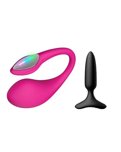 Image of LOVENSE Lush 4 Remote Control Wearable G-spot Egg Vibrator for Women + LOVENSE Hush 2 1 in Butt Plug Anal Vibrator for Women, Couple