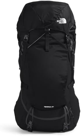 The North Face Terra 55 Backpack - Unisex Hiking Pack, Cinch-Top ...