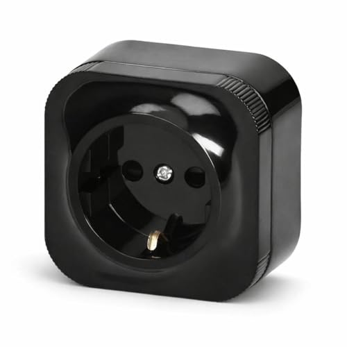 ADAKAT Prise de courant encastrable I Noir
