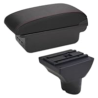 WUPEDI Auto Accessoires, for Hyundai, I20 2021 2022 Auto Armsteun Doos Interieur Onderdelen Middenconsole Opbergdoos Met Usb Autoconsole-organizerdoos(BLACK C1 Red Line 7usb WUPEDI Auto Accessoires, for Hyundai, I20 2021 2022 Auto Armsteun Doos Interieur Onderdelen Middenconsole Opbergdoos Met Usb Autoconsole-organizerdoos(BLACK C1 Red Line 7usb