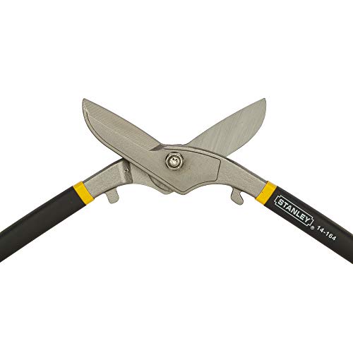 Image of STANLEY 14-164 10'' /250mm Tinsnips Without Spring (Silver and Black)