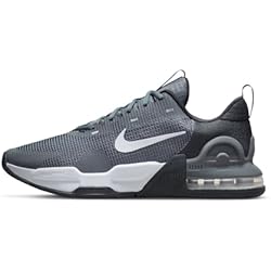 Zapatos De Seguridad Nike Hombre NIKE M Air MAX Alpha Trainer 5, Sneaker Hombre, Multicolor (Smoke Grey/White Dk Smoke Grey-Dark Grey), 43 EU