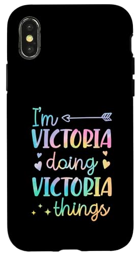 I'm Victoria Doing Victoria Things �p�[�\�i���C�Y ���O �X�}�z�P�[�X iPhone X/XS �p