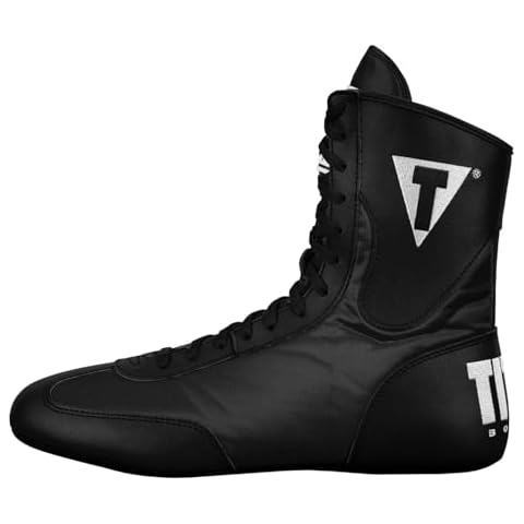 Title Boxing Speed-Flex Encore Mid-Top Shoes: Boxing Shoes, MMA Shoes, Boxing Boots, Kickboxing Shoes, Boxing Equipment, Footwear Black Cover