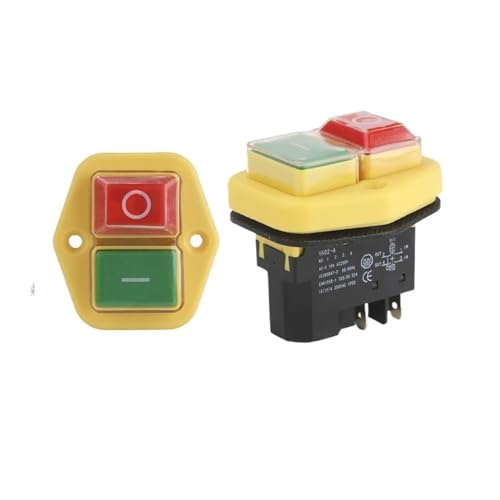 Interrupteur électromagnétique 220V avec panneau étanche pour sécurité machine