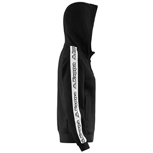 Kappa Logo Tape ASTORED, Felpa Donna, Nero, XS