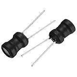 QUARKZMAN 30 Stück 2 Anschlüsse Induktor Kit 20mH Ferritkern DIP Radiale Leistungsdrossel Induktoren Sortiment Kit 8 x 14mm Für Stromversorgung Haushaltsgeräte Digitale Kommunikation