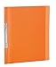 Produktbild HERMA 19537 Spiral-Schnellhefter DIN A4 transparent aus abwischbarem und strapazierfähigem Kunststoff mit Beschriftungsetikett, 1 Sichthefter aus PP-Folie, orange