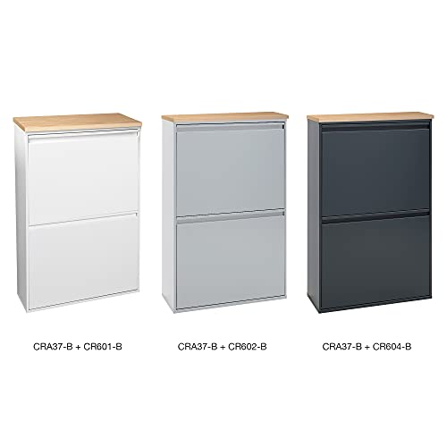 Miniatura 2 de Arregui Cra37-B Encimera De Melamina Para Cubo De Basura Y Reciclaje Encimera Para Contenedores De Reciclaje Basic, Vario Y Ecoclas Fácil Colocación Adhesiva Roble Trigo