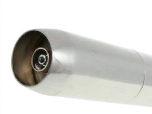 32 mm Knick Auspuff mit Endkappe passend für Hercules K 50, MK, RT, Sachs 50 S – Auspuffanlage für Sachs 5V M80 Motor