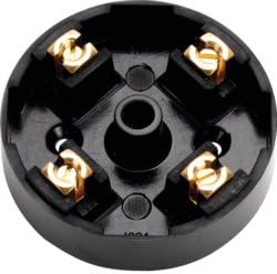 4X20A Small 20A 4 Way Lighting Terminal Junction Box - Brown. HAGER J201. 59MM (4)