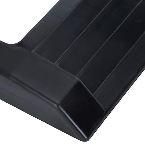Homeon Wheels Pallet Jack Stopper Truck Chock Heavy Duty Pallet Jack Chock 14.2\" Length x 11.6\" Width x 2\" Height (1 Piece-Black) and One T Level - Thumbnail 7