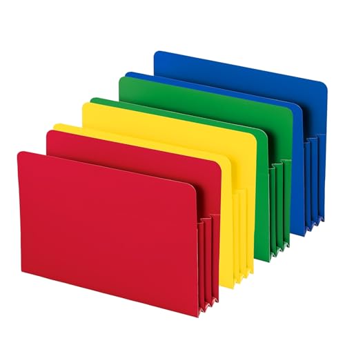 Smead® Poly-Aktentasche, gerader Schnitt, 3 1/2 Datei-Expansion, Legal, Sortiert, 4/Box