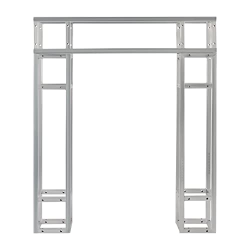 FXEIPOL Square Box Trusses 3PCS Square Box Truss Trussing Segment Kit 7.87 x 7.87 x 39.37In Trussing Segment Kit Portable Background Frame Stage for Press Conferences, Outdoor Tents