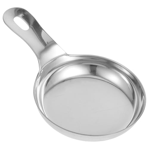 SOLUSTRE Elegant Stainless Steel Sauce Dish Mini Condiment Tray Versatile Sauce Holder for Outdoor Dining Dishwasher Safe