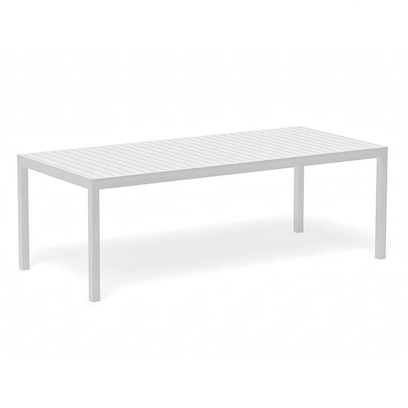Mondo Viro Mesa de exterior Palau de resina rectangular extensible para jardín (mesa extensible)