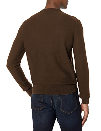 BOSS Men's Cotton Blend Logo Patch Sweater2