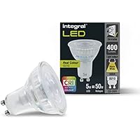 Integral bombilla LED color auténtico GU10 regulable blanco cálido - Revela los colores auténticos de tu hogar (CRI95) con el GU10 más similar a la luz solar natural