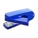 YWMJZEU Swivel Stapler Manual Tool Rotatable Lightweight Desk Decor 50 Sheet Capacity Desktop Stapler for Office School Dorm Home, Blue