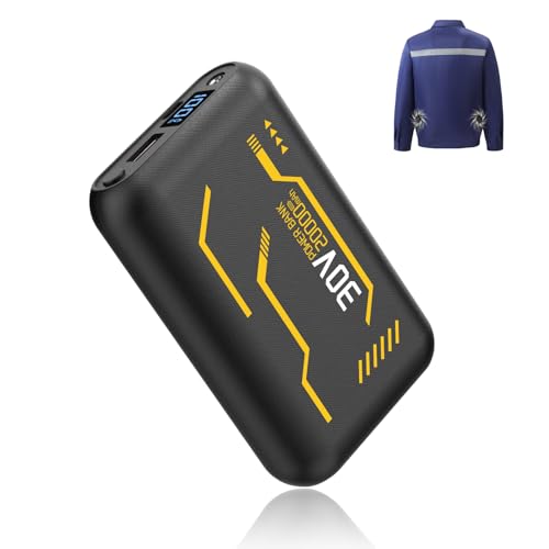 大特価⭐️空調作業服 バッテリー 30V 20000mAh モバイルバッテリー Amazon | 空調作業服 バッテリー 30V 超高出力 大容量 20000mAh【2026