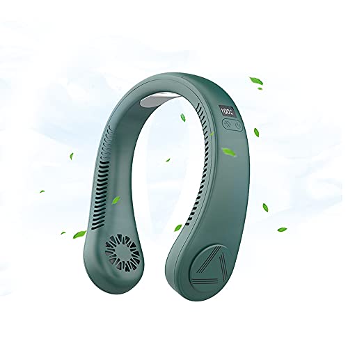 ネッククーラー 最新冷却式 瞬間冷却 4000mAh LCD電池残量表示 携帯扇風機 羽根無し usb充電式 ペルチェ 半導体冷凍技術 ウェアラブル エアコン 旅行・スポーツ観戦・通学・花火大会・オフィス用・熱中症対策 緑 ネッククーラー 最新冷却式 瞬間冷却 4000mAh LCD電池残量表示 携帯扇風機 羽根無し usb充電式 ペルチェ 半導体冷凍技術 ウェアラブル エアコン 旅行・スポーツ観戦・通学・花火大会・オフィス用・熱中症対策 緑